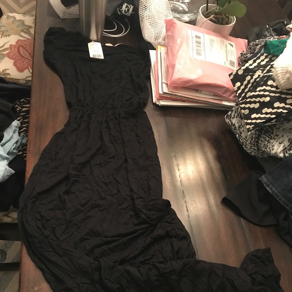 Long black dress